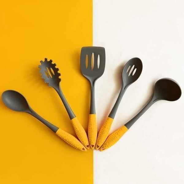 Deiss PRO 5-delad non-stick nylon köksredskap set