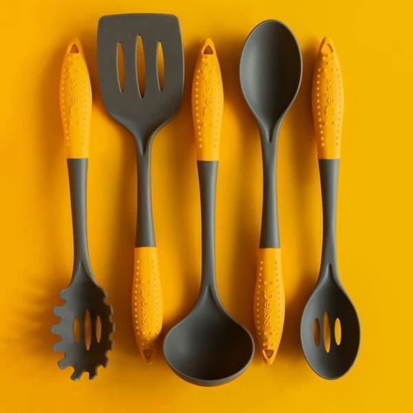 Deiss PRO 5-delad non-stick nylon köksredskap set