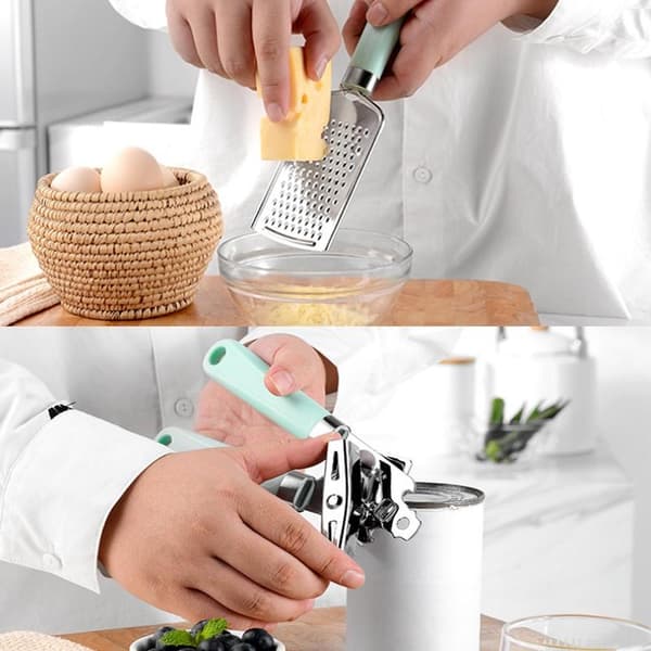 Köksredskap Kit 9-delar - Kniv, skärare, öppnare m.m.