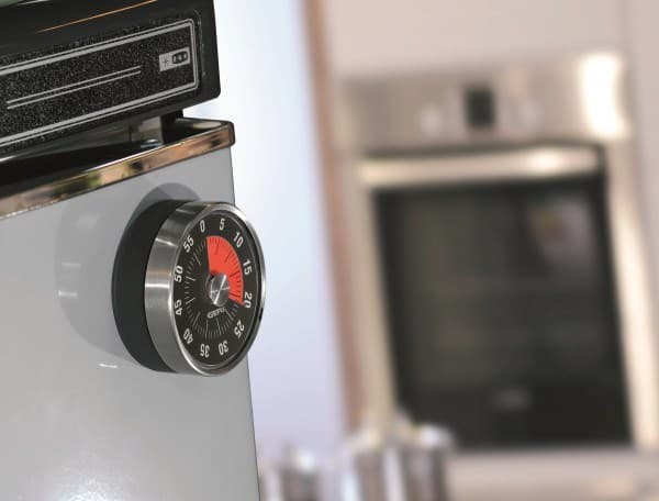 GEFU OPTICO Mekanisk kökstimer Svart, Rostfritt stål