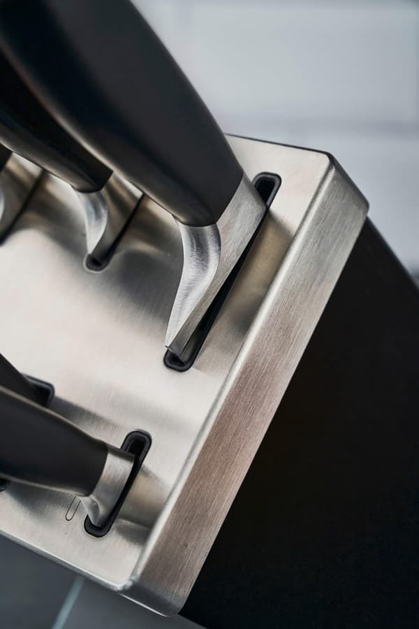 ZWILLING FOUR STAR 35145-007-0 kökskniv/bestickblock set 7 st. Svart