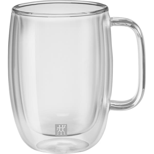 Kahden latte macchiato lasin setti kahvalla Zwilling Sorrento Plus