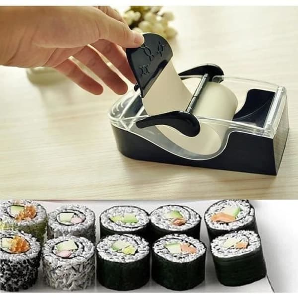 Easy Magic Rice Roll Sushi Maker Cutter Roller Kök DIY Matlagning Perfekt Magic Onigiri Sushi Tools 346