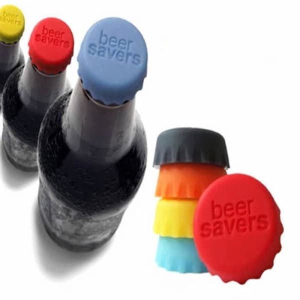 10 st Fashion Multicolor Cap Flaskskydd Silikon Återanvändbar kökskonservering