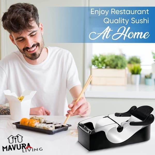 MAVURA sushirulle » MLiving SushiRoll™ sushirullset sushimaskin för makirullar sushirullmaskin