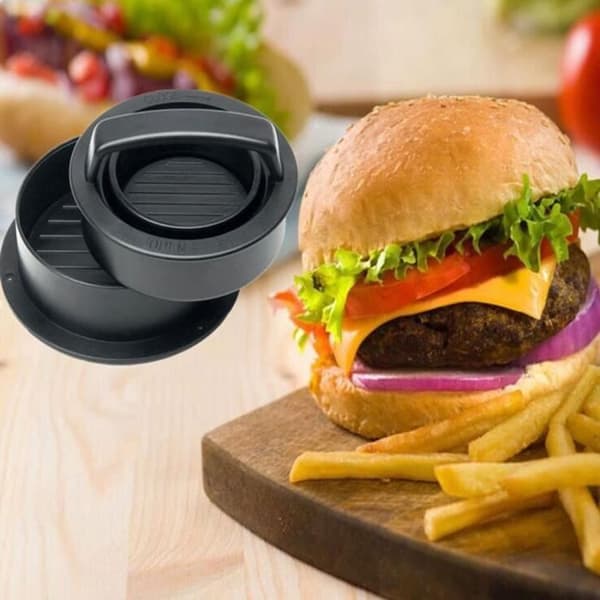 3 i 1 hamburgerpress Grillform hamburgerpress Olika storlekar hamburgermaskin Köksfärs