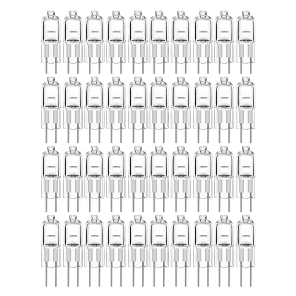10-pakning G4 halogenlamper 20W 12V - Varm hvit