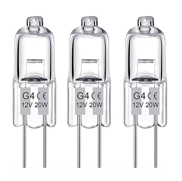 20-pak G4 halogenlamper 20W 12V - Varm hvid