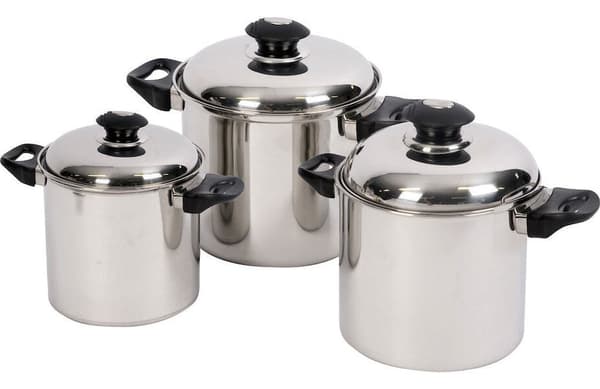 Bo-camp Kastrullset Elan, 3 kastruller m/lock
