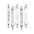 Miniatyrbilde 1 av 3: 5-pack R7s 118mm 300w 230v - R7s halogen linjärt ljus