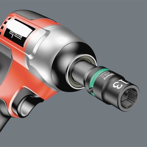 Hylsnyckelset - WERA - 1/2 tum - 9 delar - Impaktorteknik - Stål