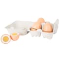 Miniatyrbild 2 av 4: Träegg - Kökstillbehör - Beige - 4 stycken - Hög lekvärde - Kartonglåda