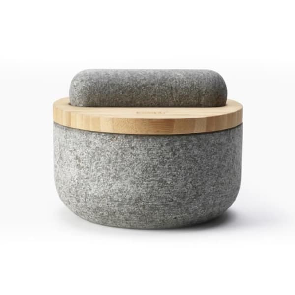 Mortelstöt - Joseph Joseph - Dash™ - Granit - Bambulock - Modern design