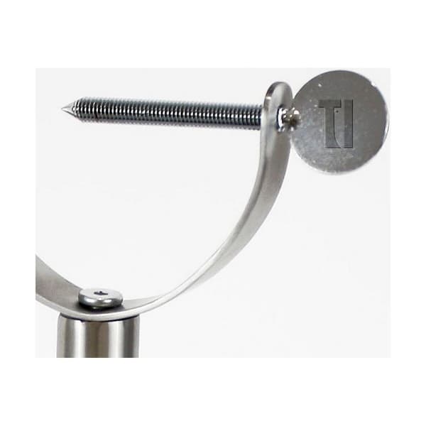 Skinkeholder Quttin Marmor Stål 48,5 x 16 x 1,8 cm (3 enheder)