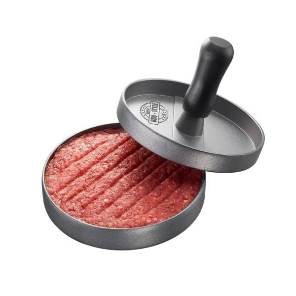 GEFU BBQ hamburgerpresse Sort, Grå Aluminium, Plast