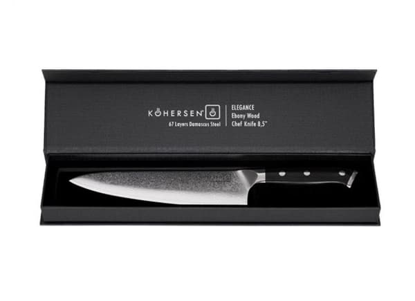 Kokkekniv Chef Kohersen Elegance Ibenholt Træ 21,6cm