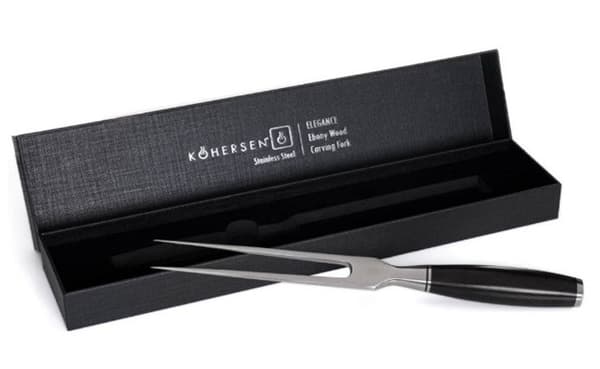 Kohersen Elegance Ebony Wood Köttgaffel