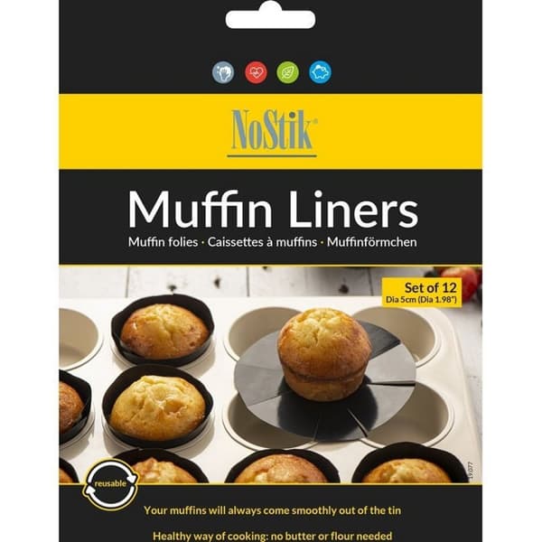 Nostik Muffins Bakfolie 12 Styck
