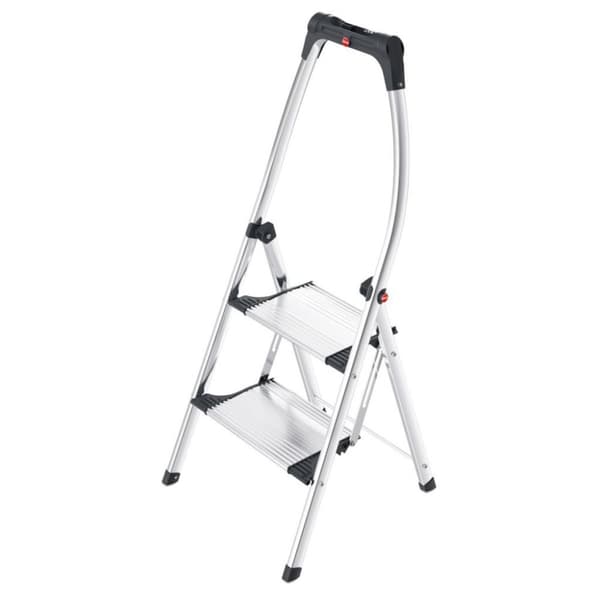 Hailo 4302-301 K100 TopLine Trappa 2 Steg Silver/Svart