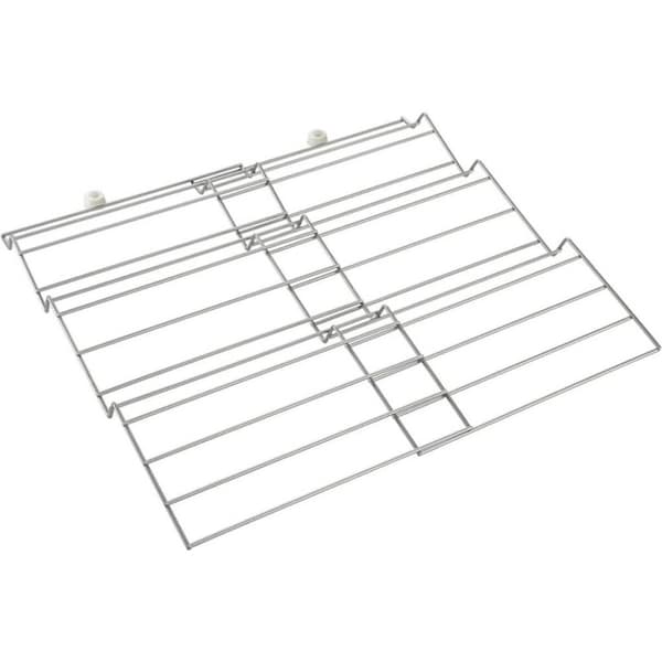 Metaltex Smart Køkken Skydekrydderihylde 26/51x47x3 cm Sølv