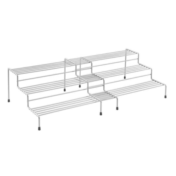 Metaltex Smart Kitchen 2-delt glidende krydderihylde 28/55x23x13 cm Sølv