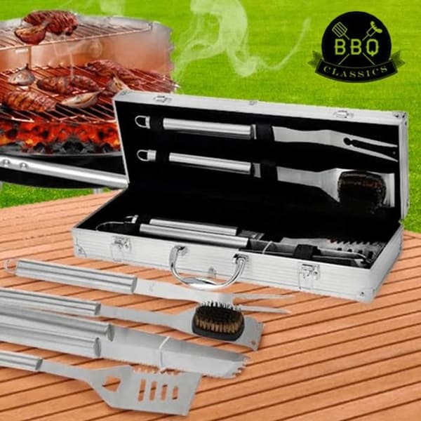 ProGarden BBQ 4-delat grillredskapsset 443157