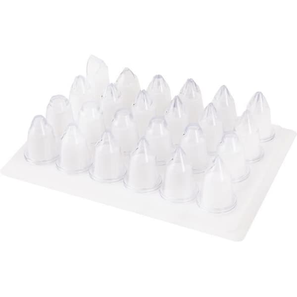 Set med 24 olika munstycken - akryl