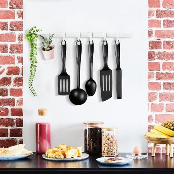 Set med 9 köksredskap - Tefal - Välkommen - Svart - Kökstillbehör
