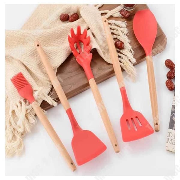 TD® Bestick Set, 11-13 delar Silikon Köksredskap Set Köksredskap Spatel - Typ 11-st köksset