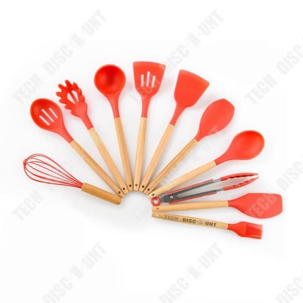 TD® Bestick Set, 11-13 delar Silikon Köksredskap Set Köksredskap Spatel - Typ 11-st köksset