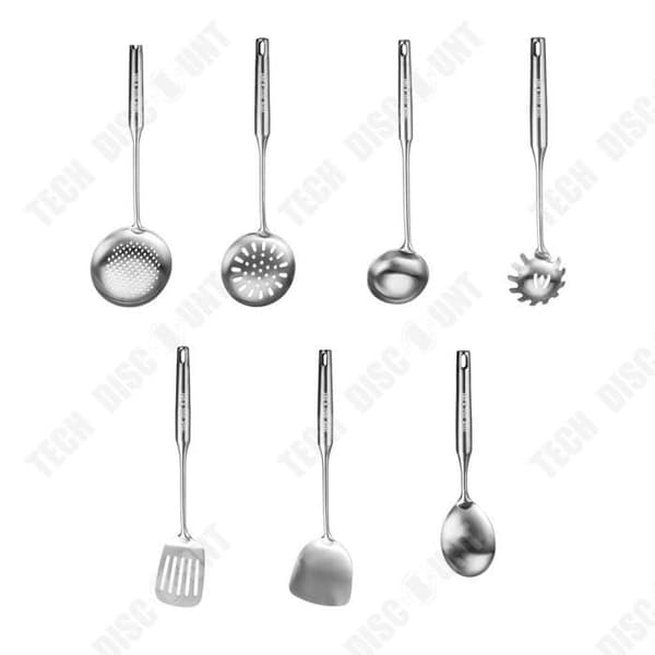 TD® 7 delar rostfritt stål Köksredskap Set Nonstick Kökskärl Set Bestick