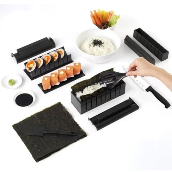 TD® 10 stycken Sushi Tools Säker och hållbar DIY Sushi Rolling Machine