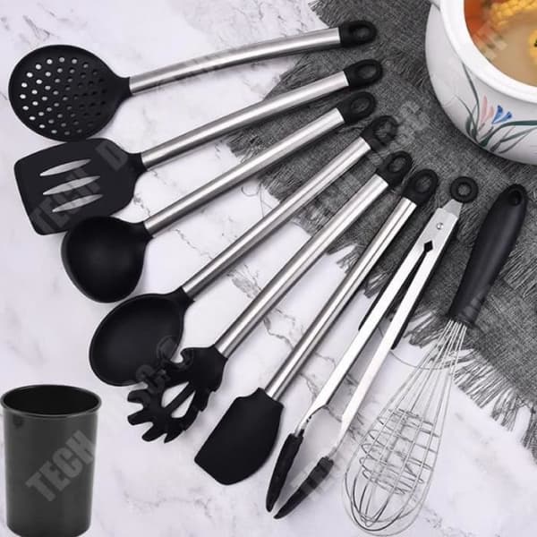 TD® 8 st Premium värmebeständiga matlagningsredskap Set med köksredskap