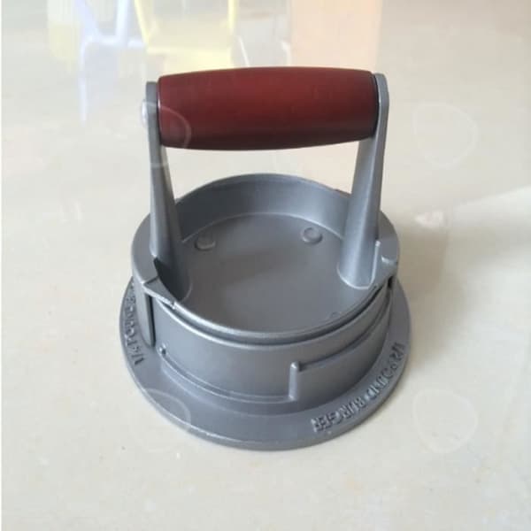 CONFO® Rotary Burger Press Köksbakelse Press Tårtpress Två-i-ett Burger Press