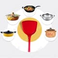 Miniatyrbild 4 av 4: TD® silikonspatelset Värmebeständig non-stick silikonmatlagningsredskap 7 delar