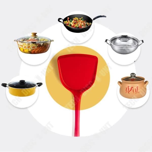 TD® silikonspatelset Värmebeständig non-stick silikonmatlagningsredskap 7 delar