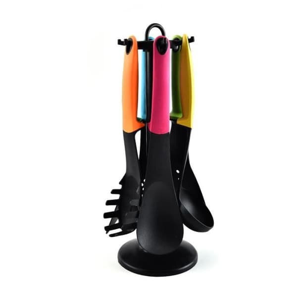 TD® Elevate 6-delad köksredskapssats Köksskyffel Skedsats Köksredskap Nylon köksredskap