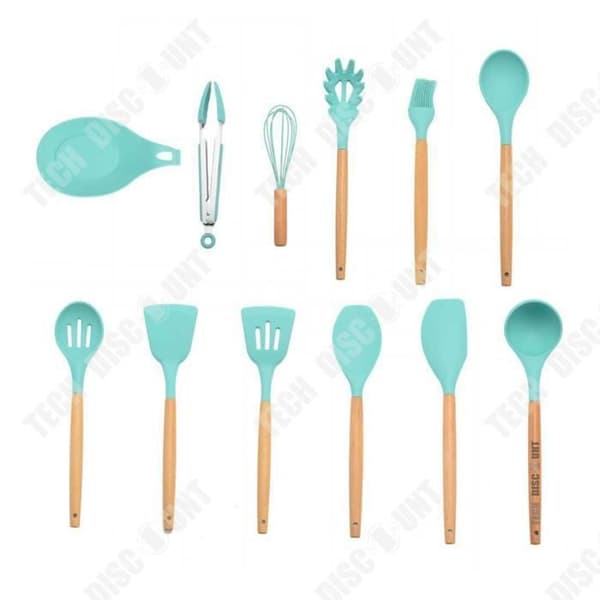 TD® Köksredskap Set, Silikon Köksredskap Set 11-13 delar köksredskap - Typ 12-st köksset