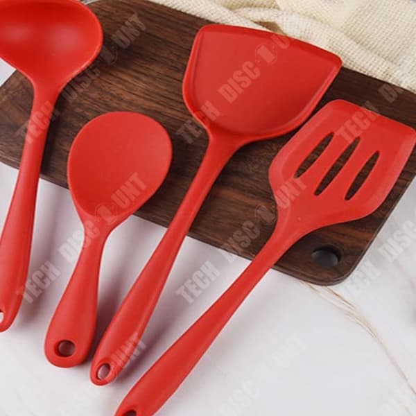 TD® silikonspatelset Värmebeständig non-stick silikonmatlagningsredskap 7 delar