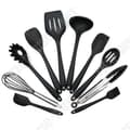 Miniatyrbild 4 av 4: TD® 10 st Svart Silikon köksredskap Bakning Tool Kit