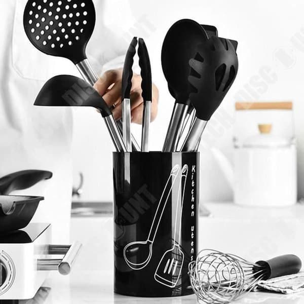 TD® 8 st köksredskapssats, silikonspatelset, non-stick non-scratch och hållbart köksredskap