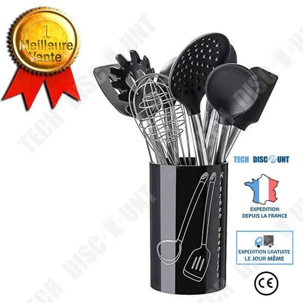 TD® 8 st köksredskapssats, silikonspatelset, non-stick non-scratch och hållbart köksredskap