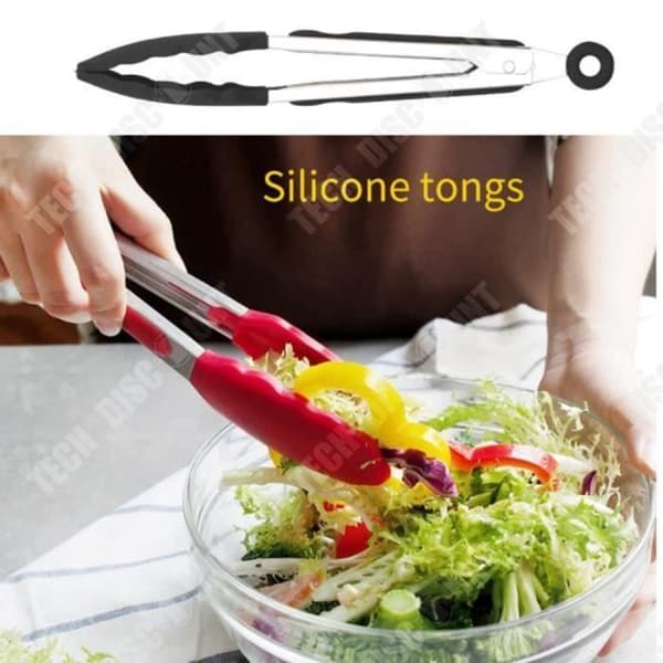 TD® 11 st Köksredskap Kit, Värmebeständig silikon Köksredskap Non-Stick Köksredskap-Röd