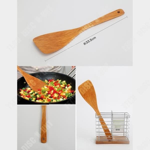TD® Kökskärl Naturfärgad Nonstick-gryta Specialset med 4 matskedar och uppsättningar med skedar