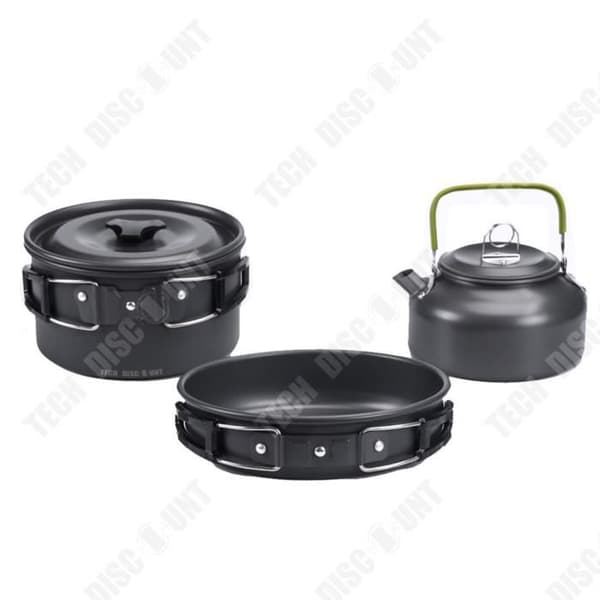 TD® 3-delat campingköksset, matlagningstillbehör för utomhuscamping, set med köksredskap - Ty