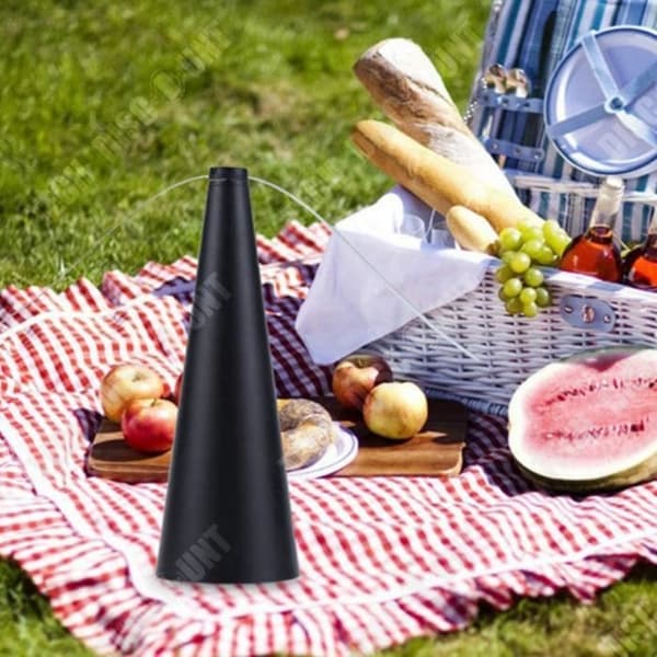 TD® Myggmedelsfläkt Automatisk flugfångare Ultratyst flugdödare i plast med flera funktioner fläktblad