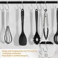 Miniatyrbild 3 av 4: TD®Köksredskap Silikon 10 set Pasta slev Skimmer Tång Visp Spatlar Hygienisk Flexibilitet Enkel tvätt
