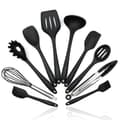 Miniatyrbild 1 av 4: TD®Köksredskap Silikon 10 set Pasta slev Skimmer Tång Visp Spatlar Hygienisk Flexibilitet Enkel tvätt