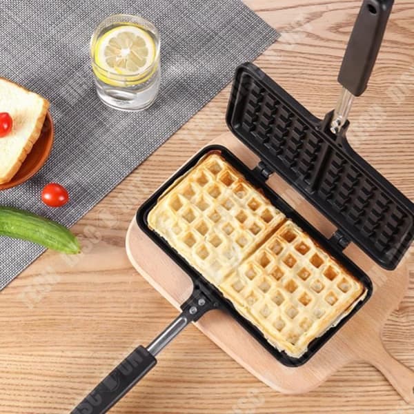 TD® Våffelpanna Non-Stick Hushållsfrukostpanna Pläd Kex Muffin Pan Form Kaka Bakverktyg