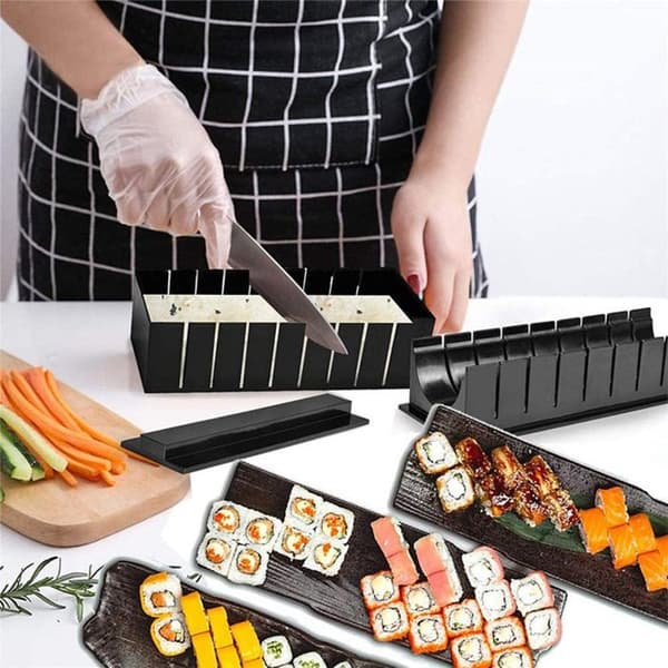 TD® 11-pack multifunktionellt sushiverktyg Gör-det-själv Hem Kreativt kök Sushi Manuell risrullarkombinationsset